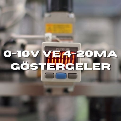 0-10V ve 4-20mA Gösterge